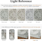 6x9 Grey Washable Vintage Area Rug for Living Room Bedroom Non Slip Distressed Traditional Soft Large Throw Rug Low Pile Lightweight Floral Carpet Office Indoor Playroom Dining Room