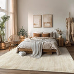 8x10 Area Rugs for Living Room,Washable Tan Beige Neutral Abstract Modern Farmhouse Boho Rugs for Bedroom