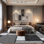 Rugshop Contemporary Modern Boxes for Home Office,Living Room,Bedroom,Kitchen Open Spaces Non Shedding Area Rug 12' x 15' Gray