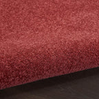 Nourison Home Nourison Essentials Brick Red 2'2" x 16' Area Rug - Easy Clean, Non Shedding, Bed Room, Living Room, Dining Room, Kitchen (16' Runner)