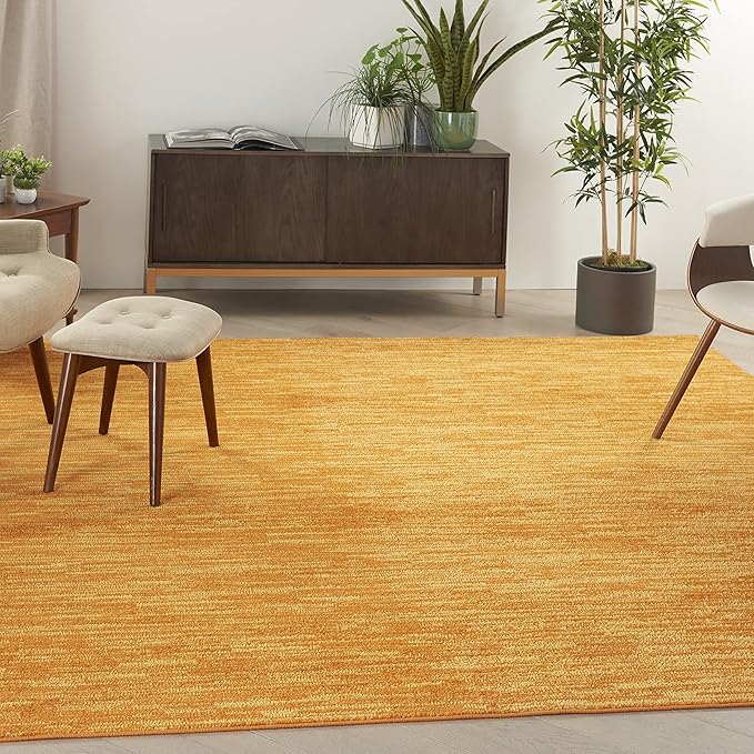 Nourison Home Nourison Essentials Sunburst 7' x Square Area Rug - Easy Clean, Non Shedding, Bed Room, Living Room, Dining Room, Kitchen (7' x Square)