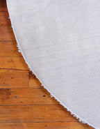 Unique Loom Davos Shag Collection Area Rug - Solid (9' 10" Round, Sterling)
