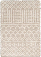 Livabliss Hapsburg Moroccan Shag Area Rug, 5'3" x 7'3", Beige