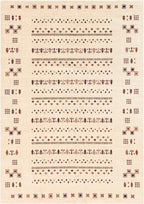 Keen Home Design 8x10 Rug - Machine Washable Area Rug with Non-Slip Backing, Ideal for Living Room, Dining Room, Bedroom - Vintage, Easy Clean, Durable, Low Pile - (8' x 10')