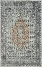 Keen Home Design 2x3 Rug - Machine Washable Entry Rug with Non-Slip Backing, Ideal for Enteryway, Kitchen, Bathroom, Laundry Room - Vintage, Easy Clean, Durable, Low Pile - (2' x 3')