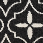 Nourison Home Nourison Essentials Black Ivory 6' x 9' Area Rug - Easy Clean, Non Shedding, Bed Room, Living Room, Dining Room, Kitchen (6' x 9')