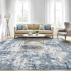 5x7 Area Rugs Living Room: Washable Large Abstract Soft Rug Stain Resistant Indoor Non-Slip Carpet for Men Modern Home Enthusiasts Aged 25-45 - High Traffic Areas - Bedroom Office Apartment