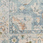Nourison Home Astra Machine Washable Light Blue 7'10" x 10' Area Rug - Easy Clean, Non Shedding, Bed Room, Living Room, Dining Room, Kitchen (8' x 10')