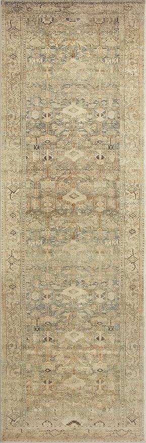 Loloi Margot Collection MAT-04 Antique/Sage 3'-6" x 5'-6" Accent Rug feat. CloudPile, No-Shed Easy Clean Large Patterned Area Rug for Living Room, Bedroom, Dining Area