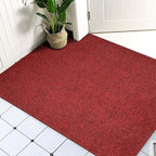 jxgzyy Red Commercial Outdoor Mat 2'11" x 4'11", Non Slip Front Door Mat Outside Entrance, Heavy Duty Waterproof Floor Mat for Porch, Home, Patio, Garage, Entryway