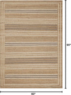 Loloi Chris Loves Julia Judy Collection JUD-03 Natural/Dove 5'-0" x 7'-6" Area Rug
