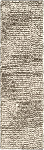 SAFAVIEH Natura Collection Runner Rug - 2' x 10', Beige, Handmade Wool Blend, Textured Design, Ideal for Hallway, Bedroom, Foyer (NAT620B)