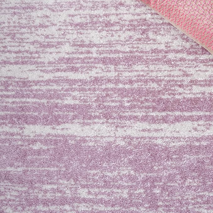 SAFAVIEH Adirondack Collection Runner Rug - 2'6" x 14', Cream & Purple, Modern Ombre Design, Non Shedding & Easy to Clean, Ideal for Hallway, Foyer, Kitchen, Entryway, Bedroom (ADR113L)