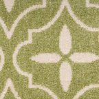Nourison Home Nourison Essentials Green Ivory 2'2" x 7'6" Area Rug - Easy Clean, Non Shedding, Bed Room, Living Room, Dining Room, Kitchen (8' Runner)