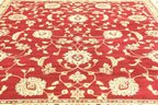 Unique Loom Voyage Collection Traditional Oriental Classic Intricate Design Area Rug (10' 0 x 10' 0 Square, Red/Gold)