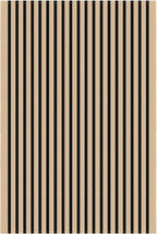 KOZYFLY 5x7 Ft Area Rug Striped Outdoor Rug Brown and Black Washable Indoor Outdoor Rug Cotton Outdoor Patio Rugs Farmhouse Rugs for Living Room Carpet for Patio Dining Room Bedroom