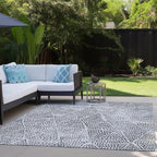 Addison Rugs Chantille ACN591 Pewter 2'6" x 3'10" Indoor Outdoor Area Rug, Easy Clean, Machine Washable, Non Shedding, Bedroom, Living Room, Dining Room, Kitchen, Patio Rug