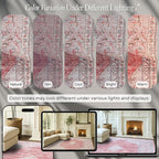 Fame Rugs Turkish Rug. Washable Vintage Oriental Antique Inspired Traditional Doormat Small Modern Area Rugs Luxury Entryway Entry Bedroom Bathroom Kitchen (410CP, 2'5 x 9'8)
