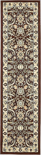 Unique Loom Espahan Collection Area Rug - Cape Cod (2' 2" x 8' 2" Runner, Brown/ Beige)