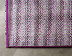 Unique Loom Solo Collection Area Rug - Calabasas (2' 2" x 13' 1" Runner, Violet)