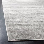 SAFAVIEH Adirondack Collection Runner Rug - 2' x 12', Ivory & Silver, Modern Ombre Design, Non Shedding & Easy to Clean, Ideal for Hallway, Foyer, Kitchen, Entryway, Bedroom (ADR113B)