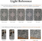 HUGEAR Retro Black Area Rug 5x7 Machine Washable Living Room Rugs Distressed Vintage Floral Low Pile Carpet Bedroom Office Dining Room Laundry Room Non Slip Soft Lightweight