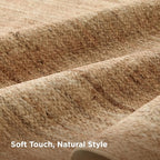 Bedsure 8x10 Printed Jute Rug for Living Room, Machine Washable Rugs, Jute-Look Rug, Non-Slip Backing, Non-Shedding