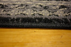 Unique Loom Taftan Collection Border Geometric Tribal Inspired Design Area Rug (2' 2 x 3' 0 Rectangular, Black/ Gray)
