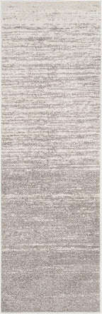 SAFAVIEH Adirondack Collection Runner Rug - 2'6" x 22', Light Grey & Grey, Modern Ombre Design, Non Shedding & Easy to Clean, Ideal for Hallway, Foyer, Kitchen, Entryway, Bedroom (ADR113C)