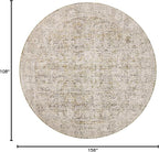 Loloi Amber Lewis Alie Collection ALE-05 Gold/Beige 9'-6'' x 13'-1'', .13'' Pile Height, Area Rug