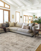RUGGABLE Washable Vintage Area Rug – Sarrah Hazel 10x14, Stain-Resistant, Non-Slip – Large Machine Washable Rugs for Living Room, Bedroom, Hallway, Entryway & Office–with Standard Pad