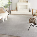 Nourison Home Nourison Essentials Silver Grey 7' x 10' Area Rug - Easy Clean, Non Shedding, Bed Room, Living Room, Dining Room, Kitchen (7' x 10')