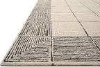 Loloi Chris Loves Julia Francis Collection FRA-02 Cream/Black 5'-0" x 7'-6" Area Rug