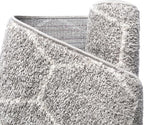 Unique Loom Trellis Frieze Collection Area Rug - Geometric (3' Square, Light Gray/ Ivory)