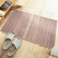 GLN Rugs Contemporary Collection - Machine Washable Area Rug, Contemporary Washable, Non Slip, Low Pile Chenille Rug, Living Room, Bedroom, Kitchen Rug (3' x 5' Terra/Brown)
