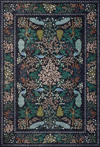 Loloi Rifle Paper Co. Canopy Collection CNP-05 Charcoal 5'-0" x 7'-6" Area Rug