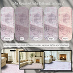 Fame Rugs Turkish Rug. Washable Vintage Oriental Antique Inspired Traditional Doormat Small Modern Area Rugs Luxury Entryway Entry Bedroom Bathroom Kitchen (412PP, 2'5 x 13'1)