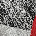Persian-Rugs Luxe Weavers Victoria Collection 3895 Gray 2 ft x 3 ft Modern Abstract Geometric Stain Resistant Area Rug