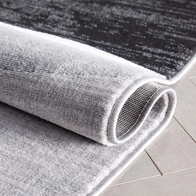 Well Woven Dulcet Bingo Grey Modern Geometric 5'3" x 7'3" Area Rug