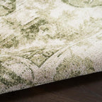 Nourison Home Astra Machine Washable Ivory Green 9' x 12' Area Rug - Easy Clean, Non Shedding, Bed Room, Living Room, Dining Room, Kitchen (9' x 12')