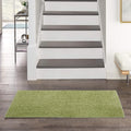 Nourison Home Nourison Essentials Green 2' x 4' Area Rug - Easy Clean, Non Shedding, Bed Room, Living Room, Dining Room, Kitchen (2' x 4')