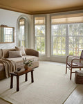 Loloi Magnolia Home by Joanna Gaines Henley Collection HNY-01 Ivory/Silver 8'-6" x 11'-6" Area Rug