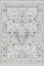 LUMI 4x6 Washable Area Rug for Living Room, Ultra Soft Traditional Rugs Non Slip with Rubber Backing, Low Profile, High Traffic, Stain Resistant Carpets, Ideal for Bedroom, Dining Room, Indoor