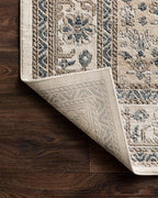 Loloi Teagan Collection TEA-02 Oatmeal/Ivory 2'-8" x 4' Accent Rug, Large, Soft Neutral Rug, High-Traffic for Living Room, Bedroom, Home Office, Dining Area