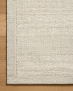 Loloi Magnolia Home by Joanna Gaines Henley Collection HNY-01 Ivory/Silver 5'-0" x 7'-6" Area Rug