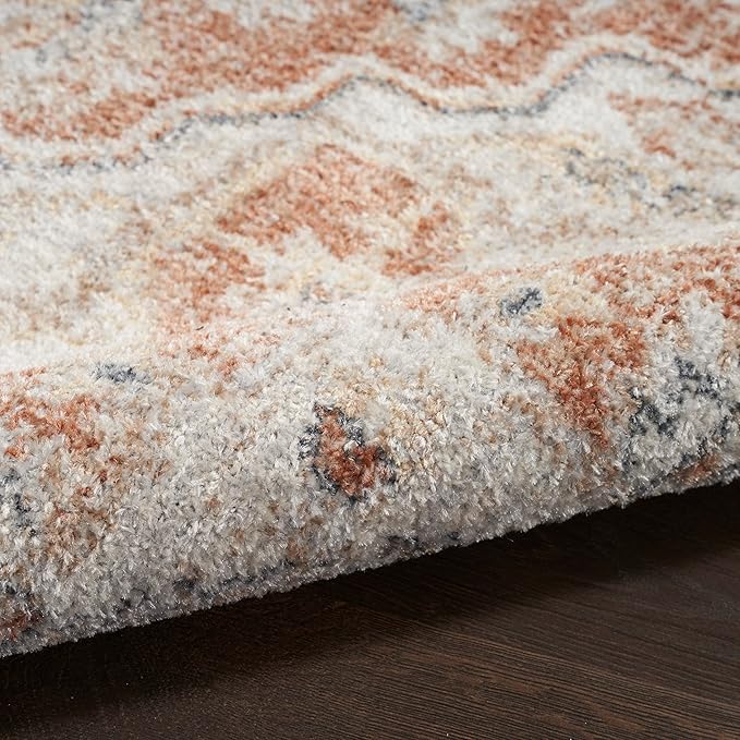 Nourison Home Astra Machine Washable Traditional Gold/Multicolor 2'2" x 10' Area Rug, Easy Cleaning, Non Shedding, Bed Room, Living Room, Dining Room, Kitchen (2x10)
