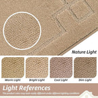 BEQHAUSE Door Mat 32" x 48", Non-Slip Door Mats Indoor Entryway Rugs Washable Low-Profile Absorbent and Stain Resist Floor Mats, Dog Door Mat for Front Back Door, Muddy Wet Shoes & Paws, Beige