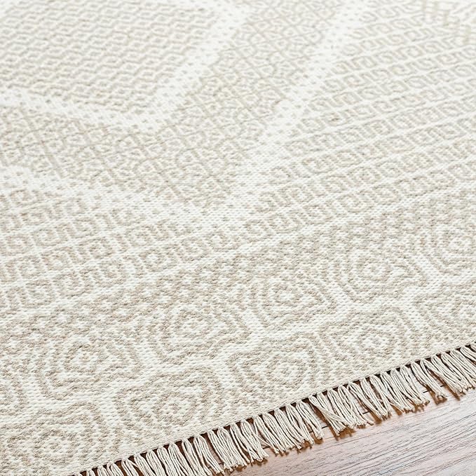 Mark&Day Wool Rugs, 9x12 Nishnabotny Cottage Medium Beige Area Rug, Beige Carpet for Living Room, Bedroom or Kitchen (8'10" x 12')