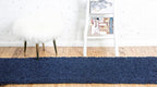 Unique Loom Solid Shag Collection Area Rug (2' 6" x 13' 1" Runner, Sapphire Blue/ Navy Blue)