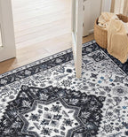 2x6 Area Rug,Boho Vintage Oriental Washable Rugs,Collapsible Area Rug for Bedroom, Entryway, Kitchen, Bathroom